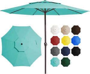 Enjoying Shade and Style: Review of the JEAREY 12 FT Umbrella