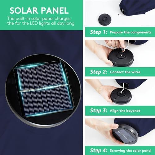 Discovering the JEAREY 9FT ‌LED patio Umbrella: A ​Review