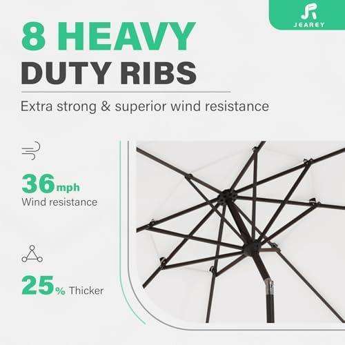 Discover the JEAREY 9' Patio Umbrella: Style Meets Function