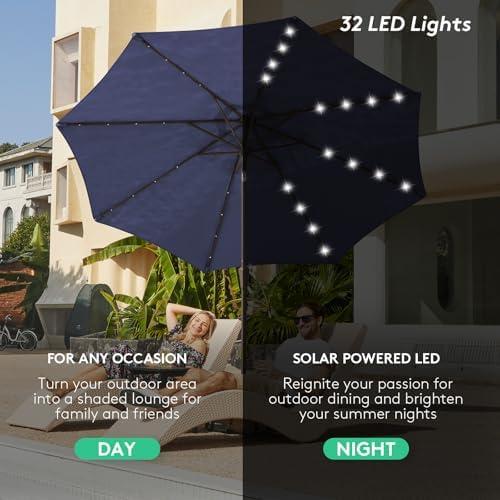Discovering the JEAREY 9FT LED Patio umbrella: A Review