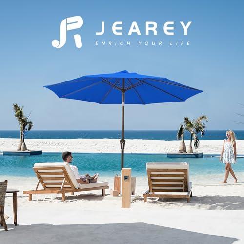 Embracing ⁤Shade: Our Review of the JEAREY‌ 10FT Umbrella