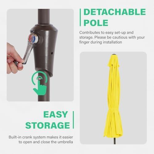 Creating Comfort: Our ​Experience with the JEAREY Patio Umbrella