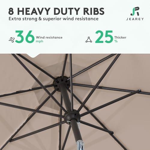 Discovering Shade: Our Take on the JEAREY⁣ 9FT Umbrella