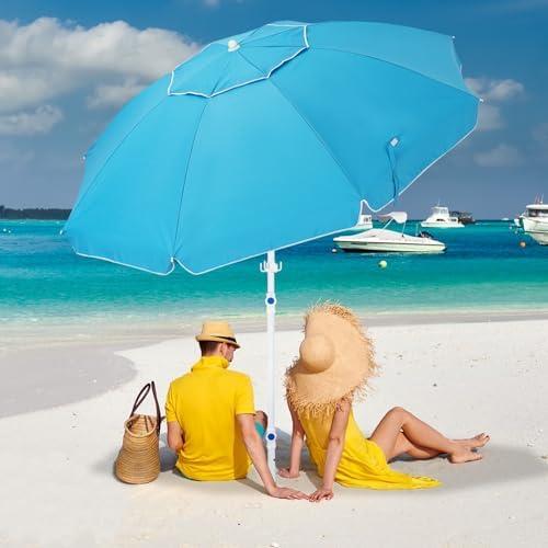 Finding shade:⁣ Our Review of the JEAREY Beach Umbrella